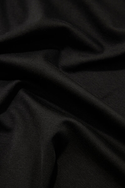BLACK POLO NECK SHORT SLEEVE TSHIRT 4