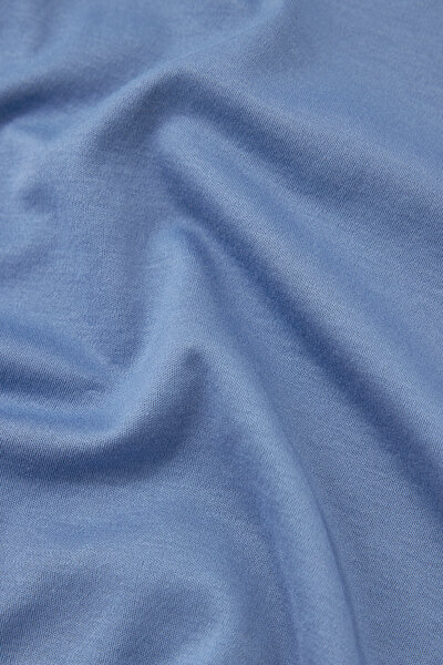 INDIGO POLO NECK SHORT SLEEVE TSHIRT 4