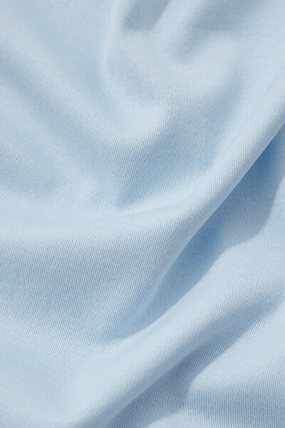 LIGHT BLUE POLO NECK SHORT SLEEVE TSHIRT 4