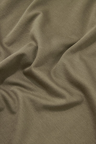 KHAKI POLO NECK SHORT SLEEVE TSHIRT 4