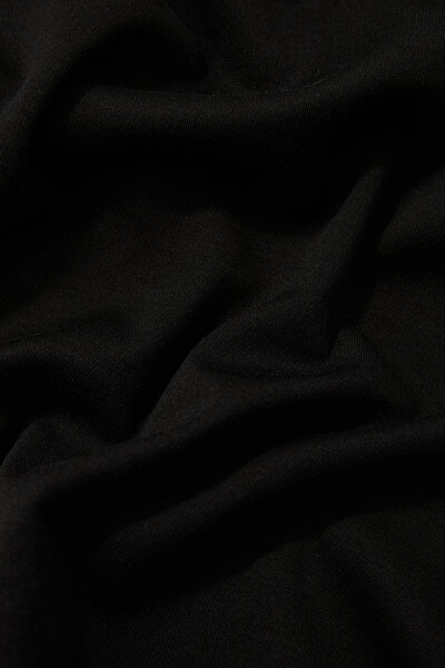 BLACK POLO NECK LONG SLEEVE TSHIRT 4