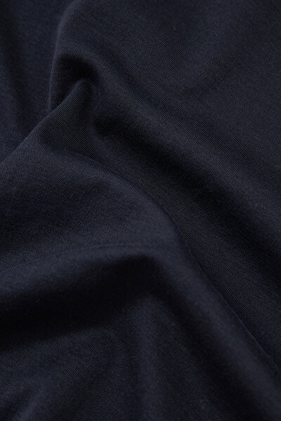 NAVY BLUE POLO NECK SHORT SLEEVE TSHIRT 4