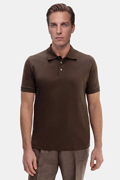DÜĞMELİ POLO YAKA KISA KOL T-SHIRT 4