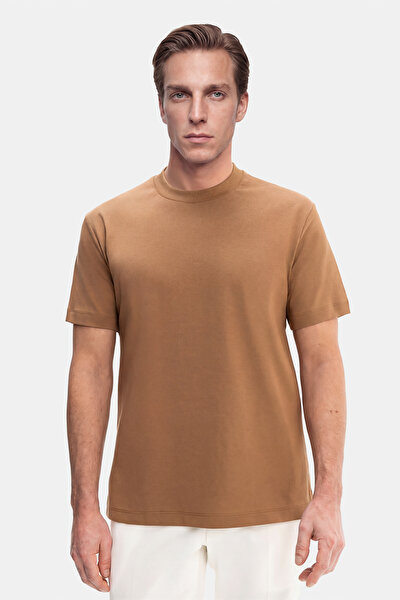 LIGHT CAMEL BICYCLE COLLAR SHORT SLEEVE TSHIRT 4