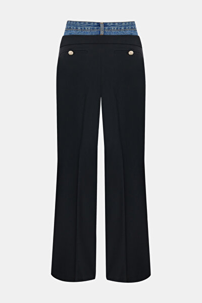 BLUE STRAIGHT CUT TROUSERS 5