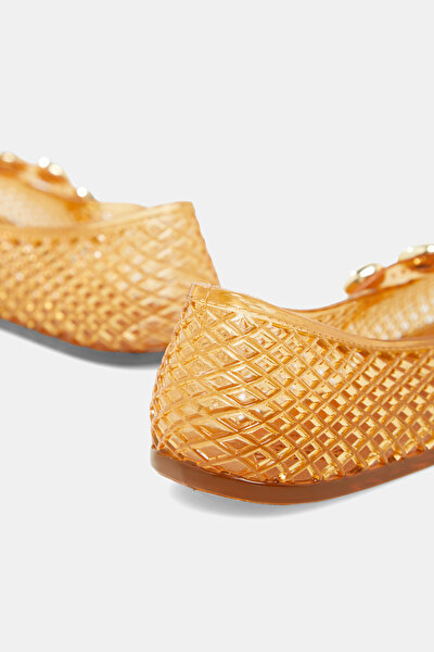 CARAMEL FLAT SHOES 5