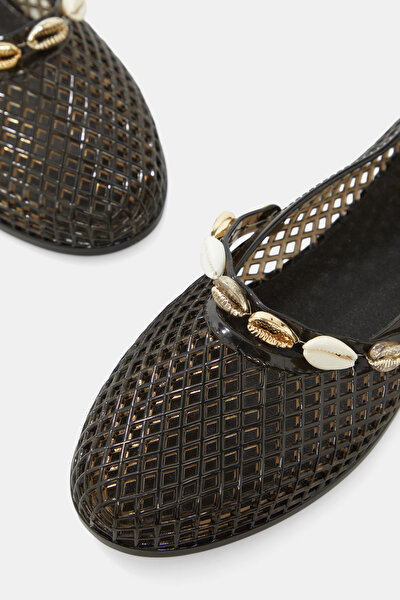 BLACK FLAT SHOES 4