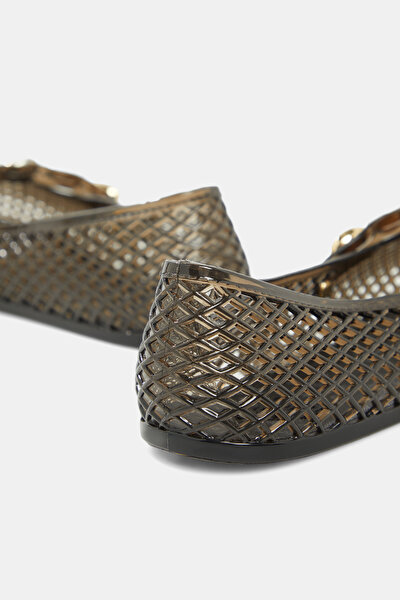BLACK FLAT SHOES 5