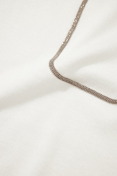 CREAM BASIC / ROUND NECKLINE 8