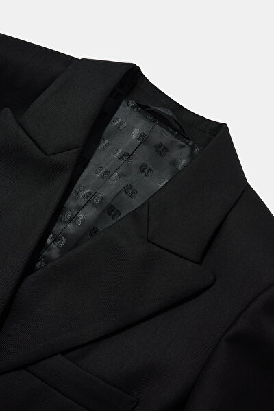 BLACK BUTTONED JACKET 3