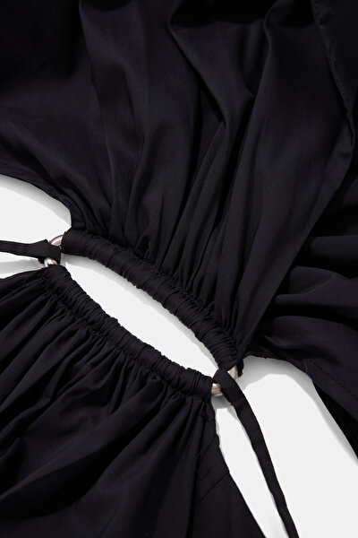 BLACK MİDİ DRESS 4