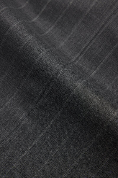 SMOKED SURPLICE NECKLINE (CROSS-OVER NECKLINE) WOOL/CASHMERE SUIT 13