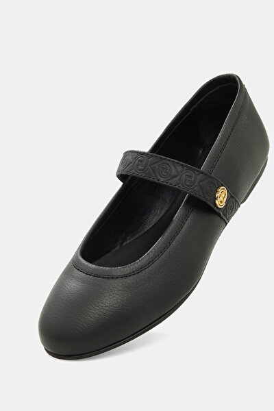 BLACK FLAT SHOES 5