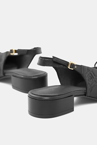 BLACK FLAT SHOES 5