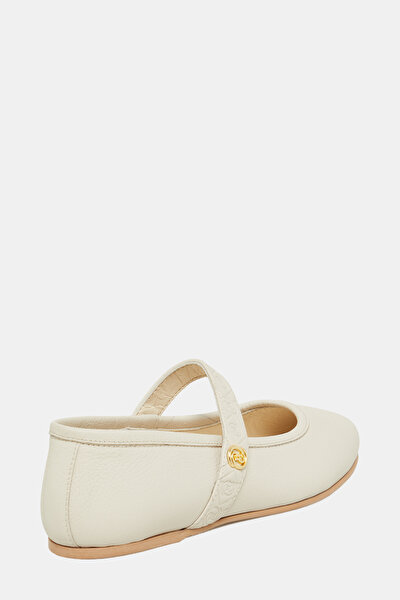 ECRU FLAT SHOES 3