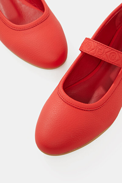 RED FLAT SHOES 4