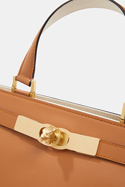CARAMEL LEATHER BAG 5