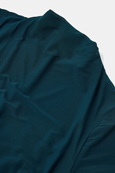 OIL GREEN MIDI DRESS 3