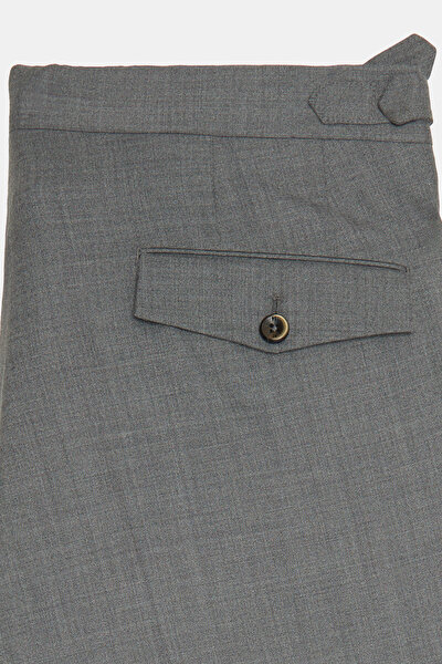 GRAY MELANGE TROUSERS 8