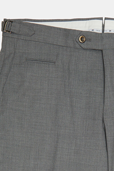 GRAY MELANGE TROUSERS 9