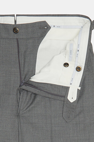 GRAY MELANGE TROUSERS 10