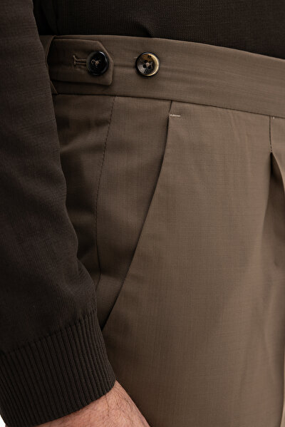 BEIGE SERGE TROUSERS 4