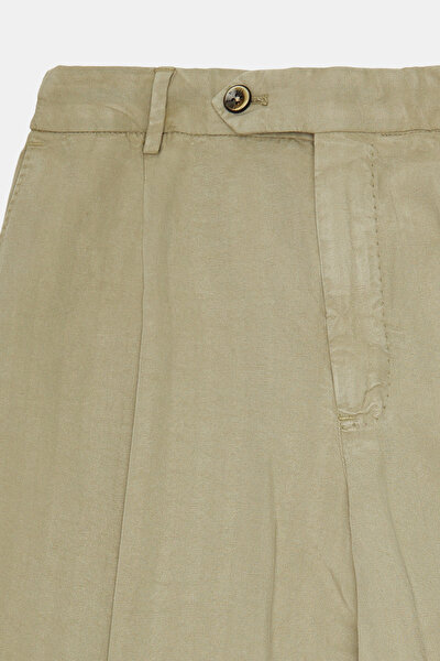BEIGE HERRINGBONE TROUSERS 9