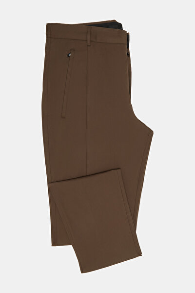TAN POPLIN TROUSERS 5