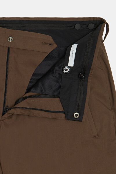 TAN POPLIN TROUSERS 9