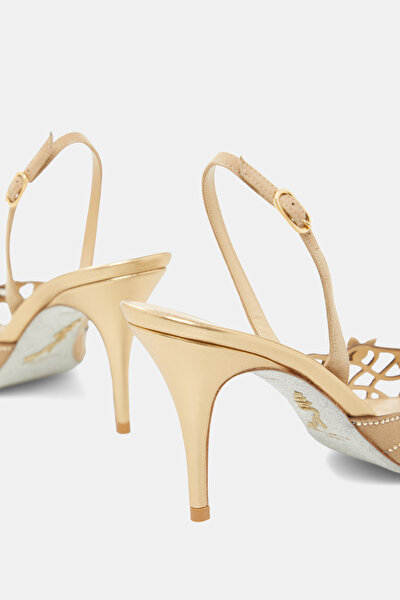 BEIGE JEWELLED SHOE 5