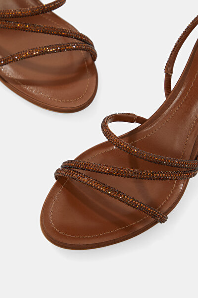 BROWN JEWELLED SHOE 4