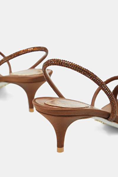 BROWN JEWELLED SHOE 5