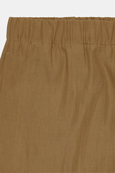 BELİ LASTİKLİ VE İPLİ PİLİSİZ PANTOLON 4