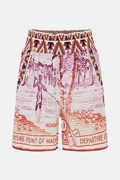 DAMSON ETHNIC DESIGN KNITTING SHORTS 4