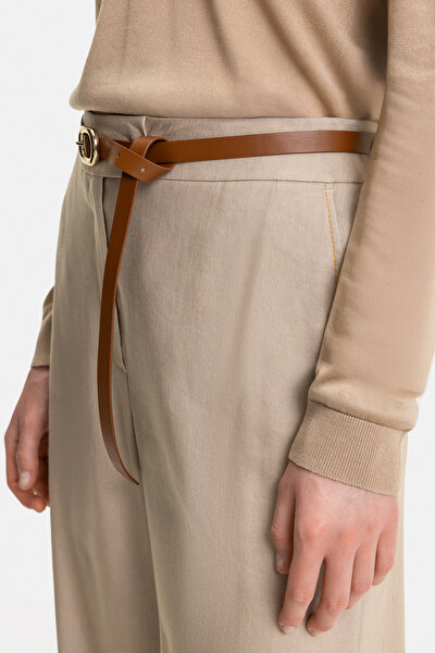 CAMEL STRAIGHT CUT TROUSERS 4
