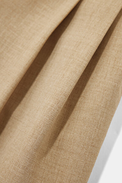 BEIGE WIDE LEG TROUSERS 4