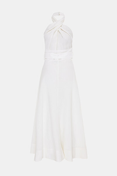 WHITE LONG SLEEVE DRESS 4