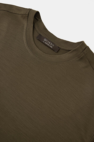 LIGHT KHAKI BICYCLE COLLAR SHORT SLEEVE TSHIRT 8