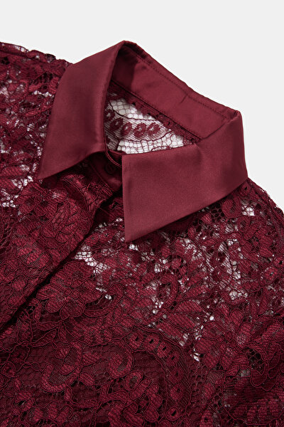 MAROON LONG SLEEVE DRESS 9