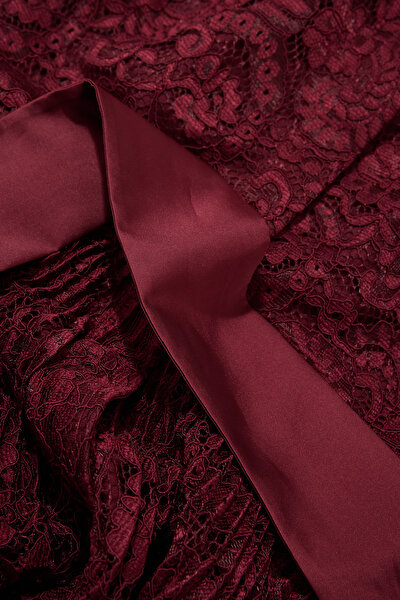MAROON LONG SLEEVE DRESS 10