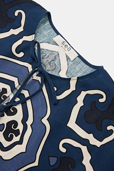 NAVY BLUE BLOUSE 3