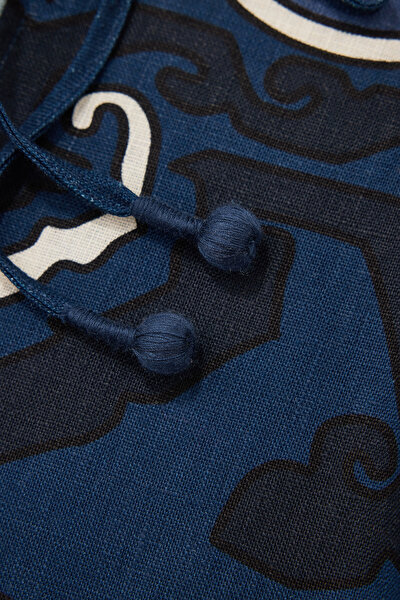 NAVY BLUE BLOUSE 4
