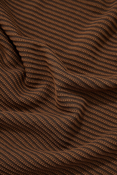 TAN POLO NECK SHORT SLEEVE TSHIRT 9