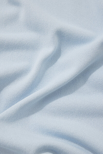 LIGHT BLUE POLO NECK SHORT SLEEVE TSHIRT 9