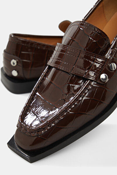 BROWN LEATHER SHOES 5