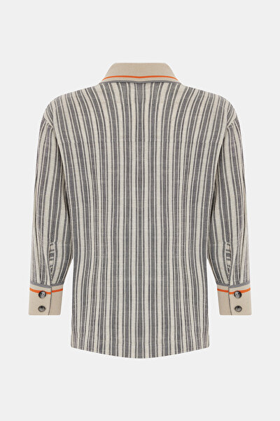 BEIGE 3/4 SLEEVES SHIRT 9