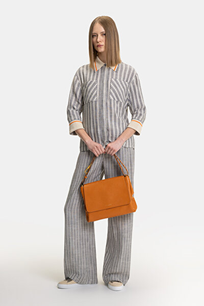 BEIGE 3/4 SLEEVES SHIRT 5