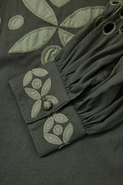 KHAKI BLOUSE 4