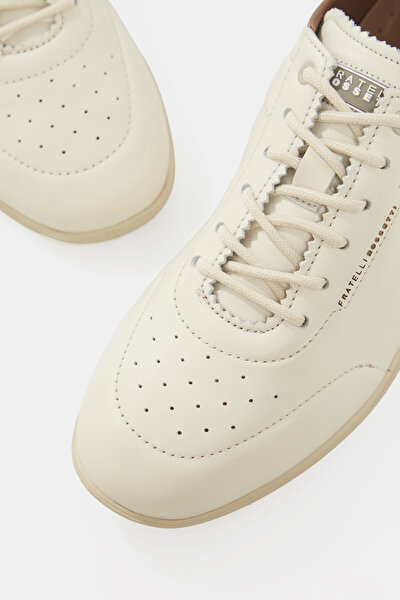 LIGHT BEIGE LEATHER SHOE 4