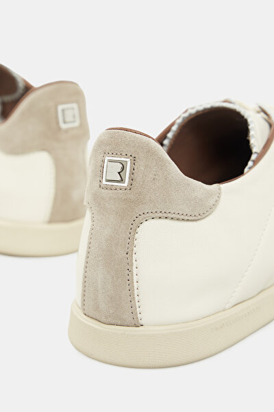 LIGHT BEIGE LEATHER SHOE 5